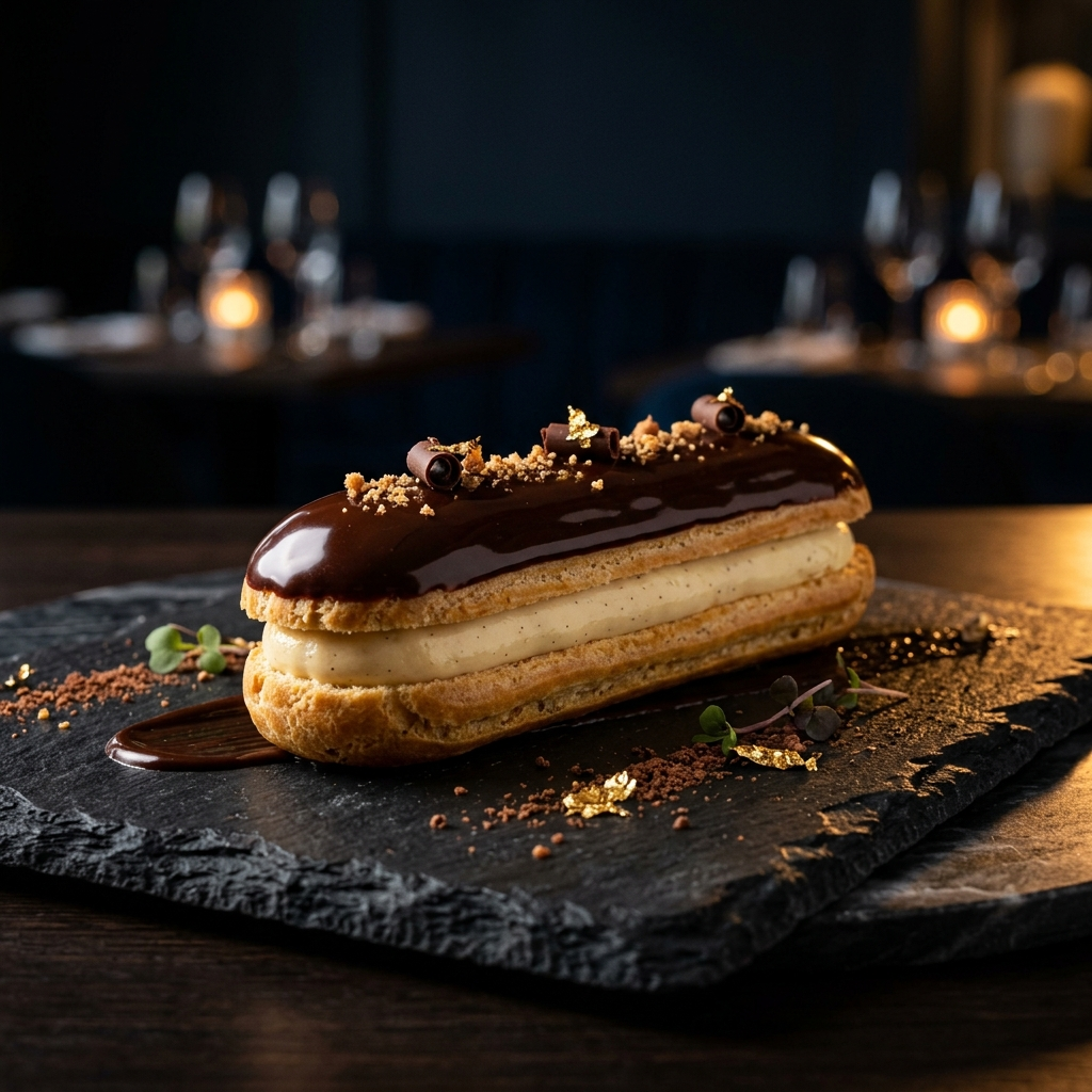 Éclair au chocolat