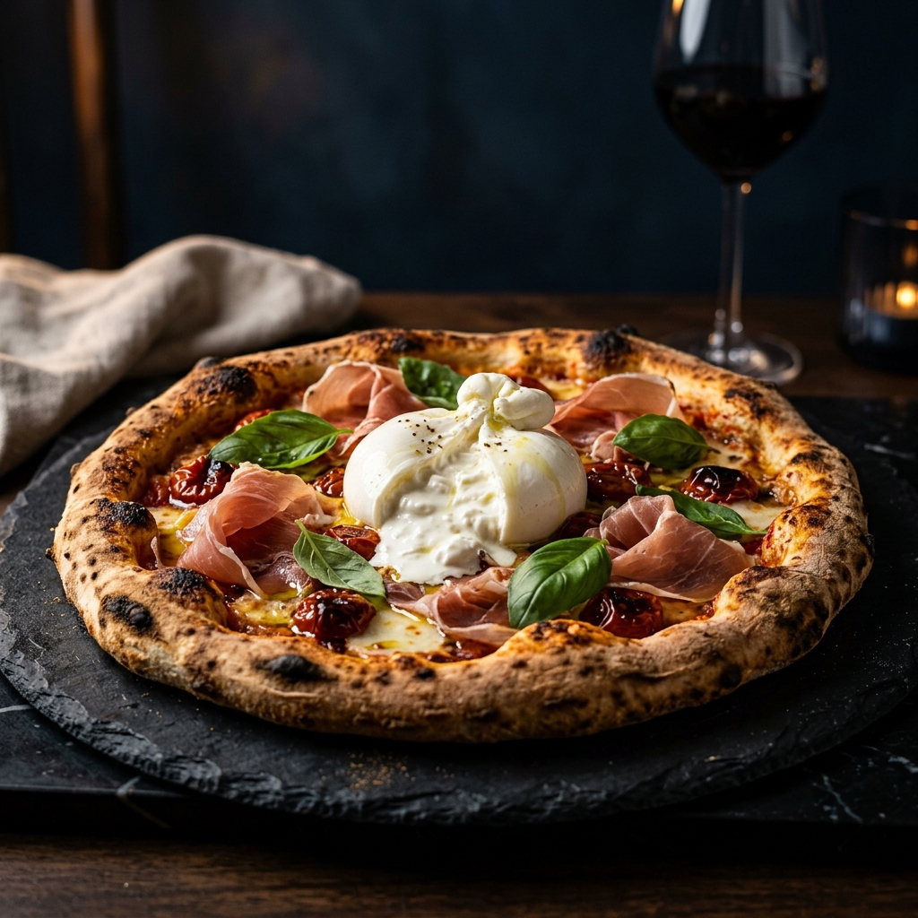 Pizzas, pâtes, desserts